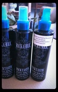 3 bottles of Rocktastic hardcore spray gel